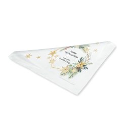 Serviette en tissu blanche1