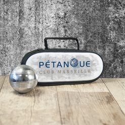 Sacoche pour 3 boules de petanque et un cochonnet