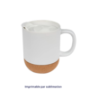 Tasse en céramique avec socle en liège amovible PrintFabrik Matériel et Articles pour la sublimation